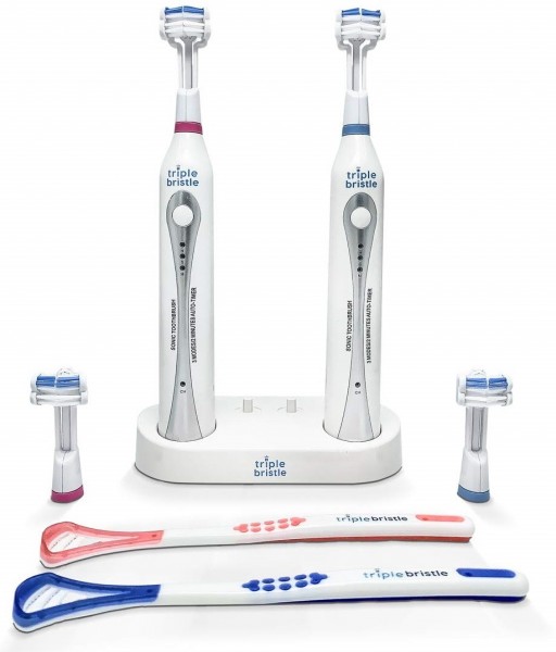 Triple Bristle Sonic Duo Şarjlı Diş Fırçası