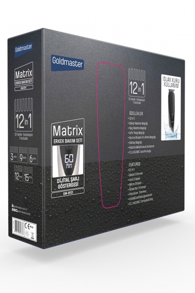 Goldmaster GM-8101 Matrix Çok Amaçlı Tıraş Makinesi