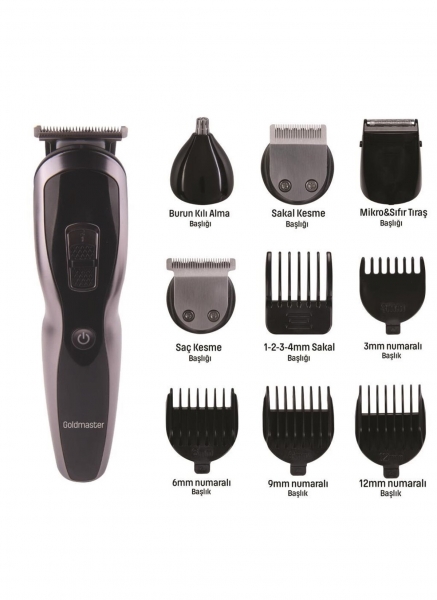 Goldmaster Tarz GM-8104 Çok Amaçlı Tıraş Makinesi