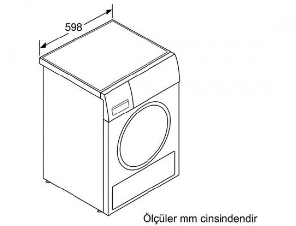 Bosch WTW86260TR Isı Pompalı Kurutma Makinesi