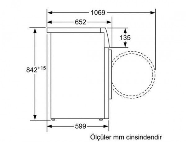 Bosch WTW83460TR Isı Pompalı Kurutma Makinesi