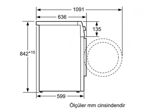 Bosch WTB86201TR Yoğuşturmalı Kurutma Makinesi