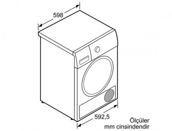 Bosch WTB86201TR Yoğuşturmalı Kurutma Makinesi