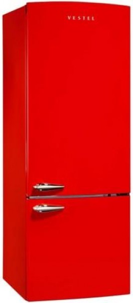Vestel Retro NFK510 Kırmızı Buzdolabı