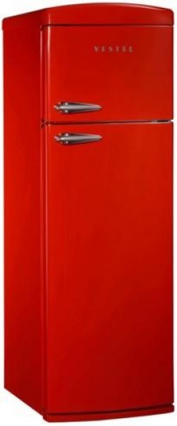 Vestel Retro SC325 Kırmızı Buzdolabı