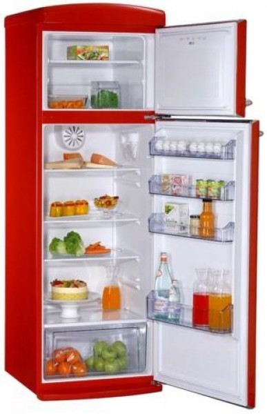 Vestel Retro SC325 Kırmızı Buzdolabı