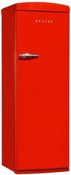 Vestel Retro ST330 Kırmızı Buzdolabı
