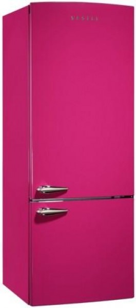 Vestel Retro NFK510 Pembe Buzdolabı