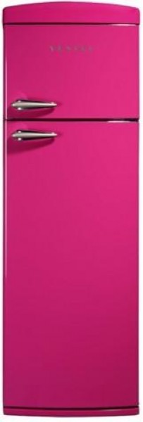 Vestel Retro SC325 Pembe Buzdolabı