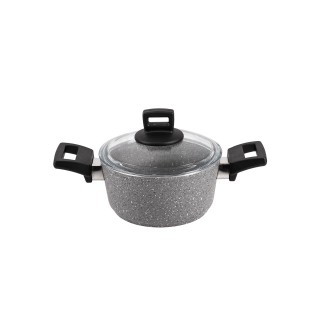 Karaca Optimum Black Bio Granit 7 Parça Tencere ve Tava Seti