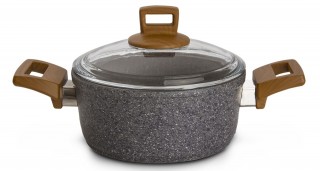 Karaca Silver Stone Bio Granit Tencere 20 cm
