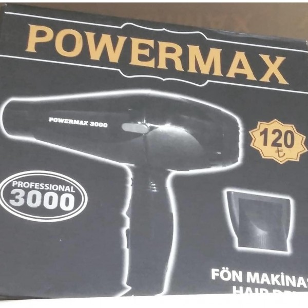 Powermax 3000 Saç Kurutma Makinesi