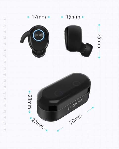 BlitzWolf Blitzwolf BW-FYE2 Tam Kablosuz Kulaklık