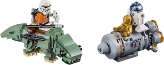 LEGO Star Wars 75228 Dewback Microfighters vs Pod Escape