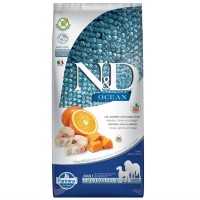 N&D Ocean Balkabaklı Morina Balıklı ve Portakallı Tahılsız Köpek Maması 12 kg resim