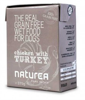 Naturea Tahılsız Tavuk Hindi 375 gr Köpek Maması