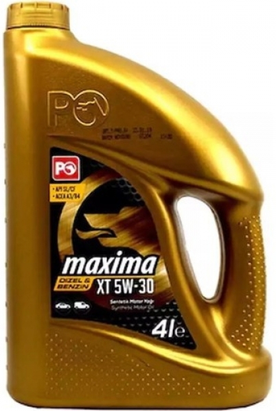 Petrol Ofisi Maxima XT 5W-30 Motor Yağı (4 litre)