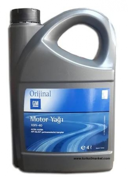 GM 10W-40 Motor Yağı (4 litre)