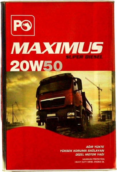 Petrol Ofisi Maximus Super Diesel 20W-50 Motor Yağı (18 litre)