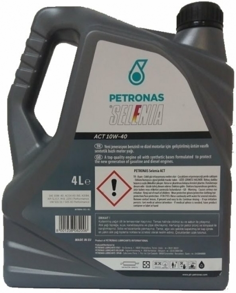 Petronas Selenia ACT 10W-40 Motor Yağı (4 litre)