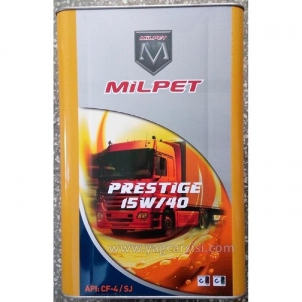 Milpet Prestige 15W-40 Motor Yağı (16 litre)
