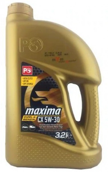 Petrol Ofisi Maxima CX 5W-30 Motor Yağı (3.2 litre)