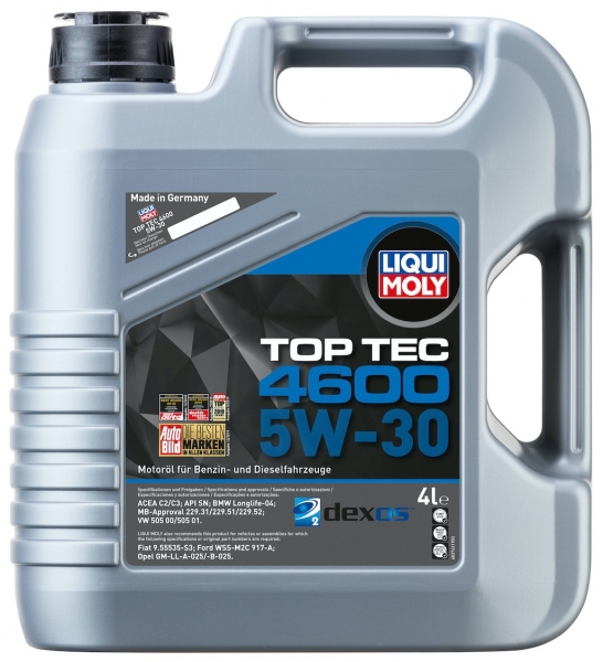 Liqui Moly Top Tec 4600 5W-30 Motor Yağı (4 litre)