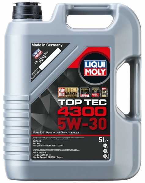 Liqui Moly Top Tec 4300 5W-30 Motor Yağı (5 litre)