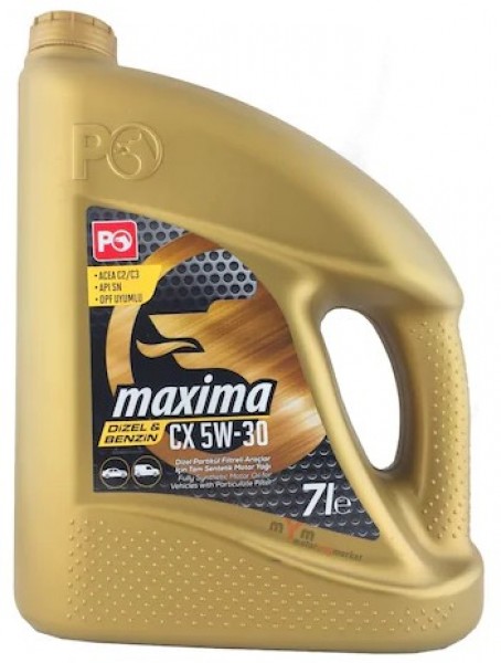 Petrol Ofisi Maxima CX 5W-30 Motor Yağı (7 litre)