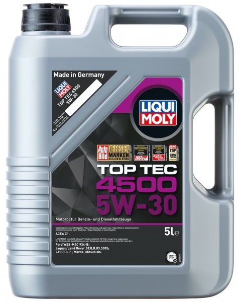 Liqui Moly Top Tec 4500 5W-30 Motor Yağı (5 litre)