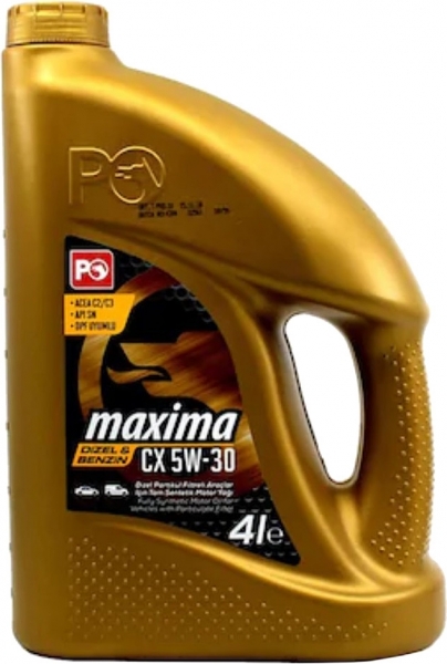 Petrol Ofisi Maxima CX 5W-30 Motor Yağı (4 litre)