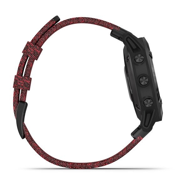 Garmin Fenix 6 Sapphire Aktivite Saati (Karbon Kaplamalı Çelik)