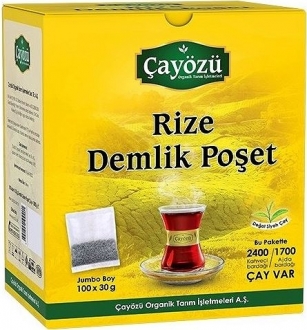 Çayözü Rize Jumbo Demlik Poşet Çay 100 adet