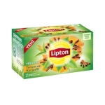 Lipton Yeşil Çay Karanfil Tarçın Karışımlı Bardak Poşet Çay 20 Adet resim
