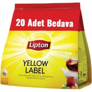 Lipton Yellow Label Demlik Poşet Çay 132 Adet