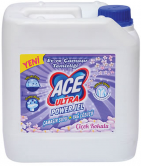 Ace Ultra Power Jel Çamaşır Suyu Çiçek Kokulu 4 kg