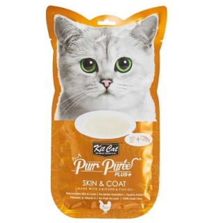 Kit Cat PurrPuree PLUS Skin & Coat Chicken 60 gr Kedi Maması