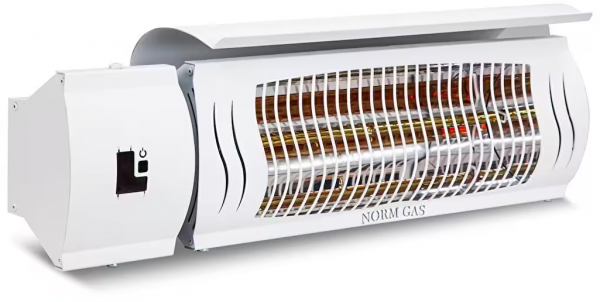 Normgas MTN-ES 2000W Kumandalı Infrared Isıtıcı (Aç/Kapat)