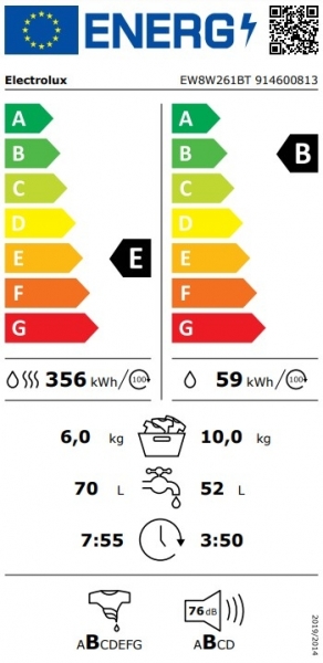 Electrolux EW8W261BT Çamaşır Makinesi