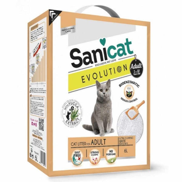Sanicat Evolution Adult 6 lt Kedi Kumu