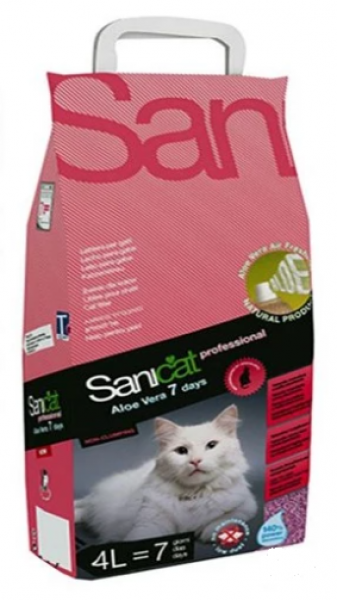 Sanicat Aloe Veralı 4 lt Kedi Kumu