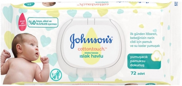 Johnson's Cotton Touch Islak Mendil