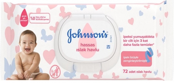 Johnson's Johnsons Hassas Islak Havlu