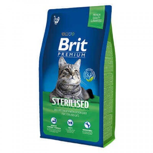 Brit Premium Sterilised Tavuklu 8 kg Kedi Maması