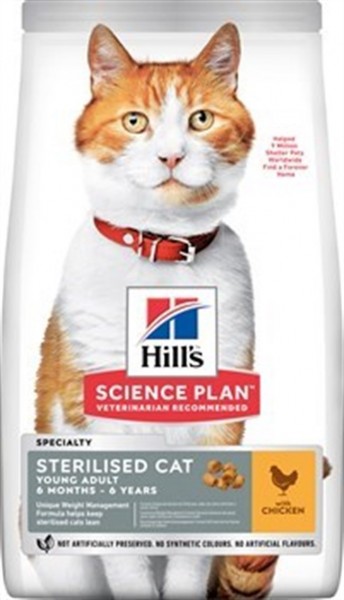 Hill's Adult Tavuklu Kısırlaştırılmış 15 kg Kedi Maması