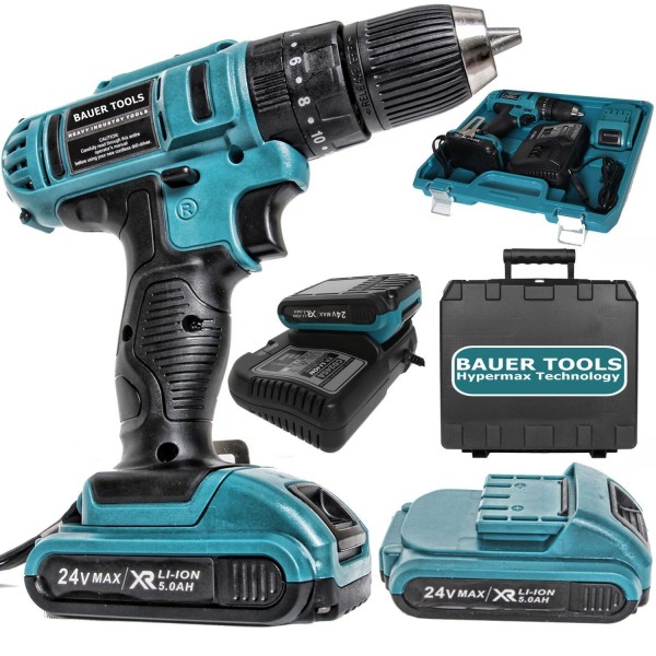 Bauer XR 24 V 5 Ah Akülü Vidalama