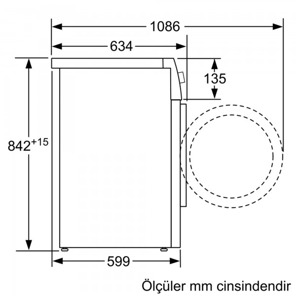 Siemens WT7WH460TR Isı Pompalı Kurutma Makinesi