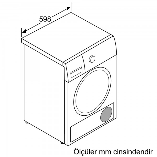 Siemens WT7WH460TR Isı Pompalı Kurutma Makinesi
