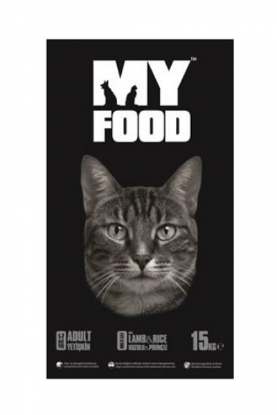 My Food Kuzu Etli Pirinçli Yetişkin 15 kg Kedi Maması