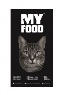 My Food Kuzu Etli Pirinçli Yetişkin 15 kg Kedi Maması
